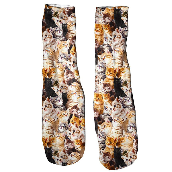 Kitty Invasion Foot Glove Socks-Shelfies-One Size-| All-Over-Print Everywhere - Designed to Make You Smile