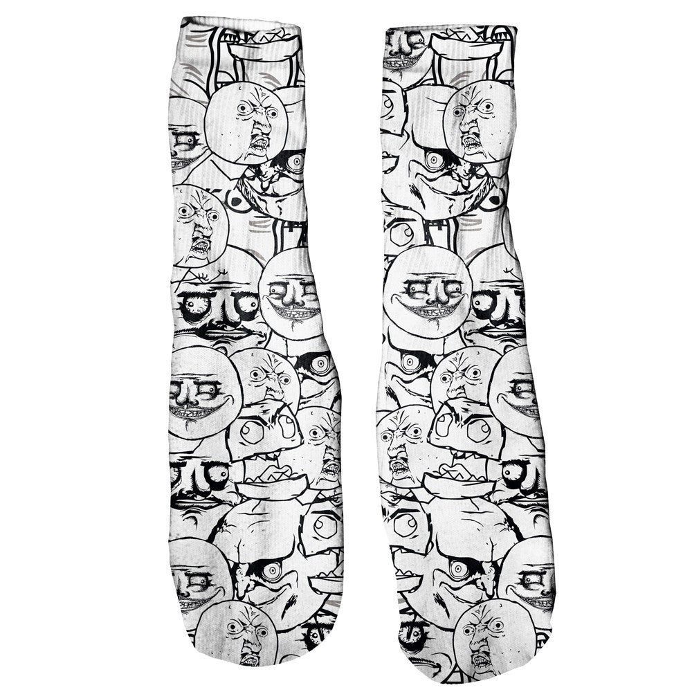 Meme Invasion Foot Glove Socks-Shelfies-One Size-| All-Over-Print Everywhere - Designed to Make You Smile
