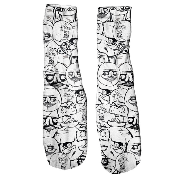 Meme Invasion Foot Glove Socks-Shelfies-One Size-| All-Over-Print Everywhere - Designed to Make You Smile