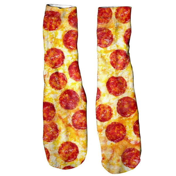 Pizza Invasion Foot Glove Socks-Printify-One Size-| All-Over-Print Everywhere - Designed to Make You Smile