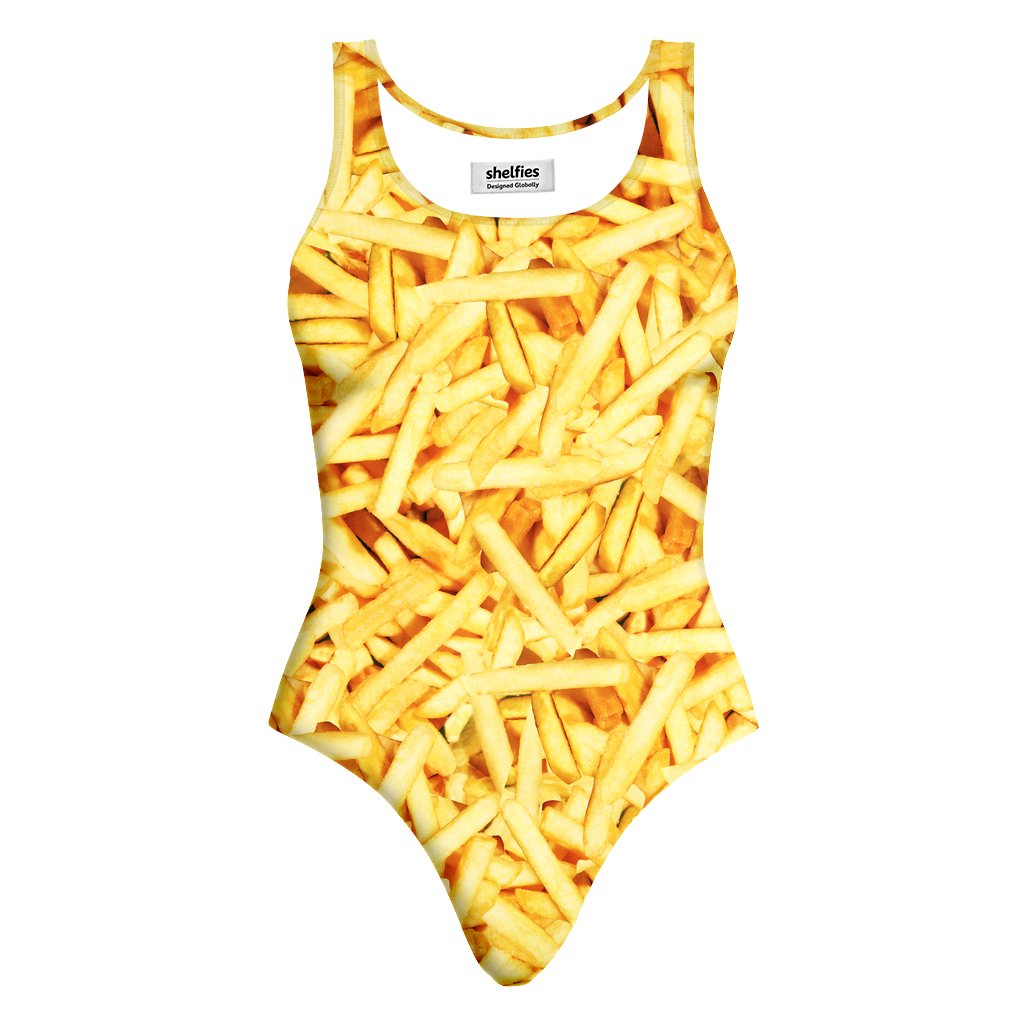 French Fries Invasion One-Piece Swimsuit