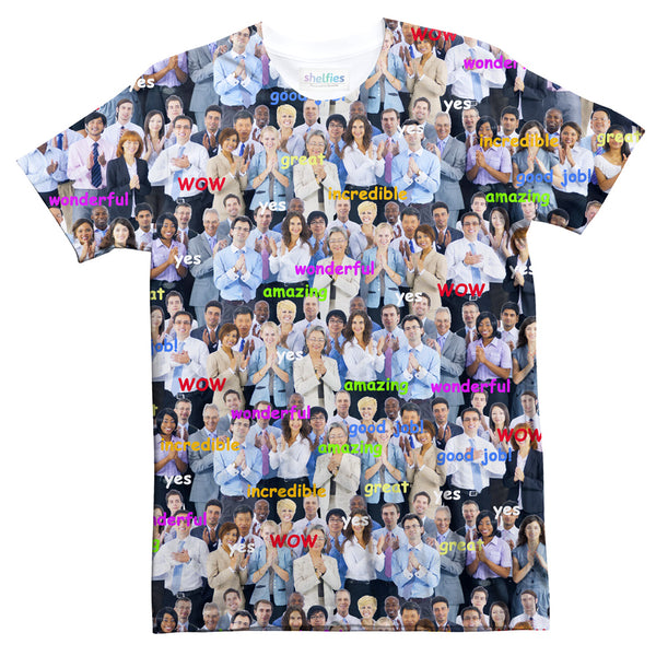 Happy Business T-Shirt-Subliminator-| All-Over-Print Everywhere - Designed to Make You Smile