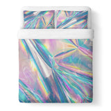 Holographic Foil Duvet Cover-Gooten-Queen-| All-Over-Print Everywhere - Designed to Make You Smile