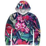 Floral Bird Hoodie-Subliminator-| All-Over-Print Everywhere - Designed to Make You Smile