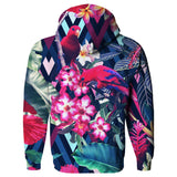 Floral Bird Hoodie-Subliminator-| All-Over-Print Everywhere - Designed to Make You Smile
