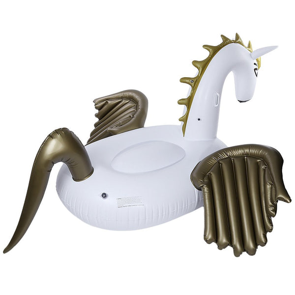 Giant 275cm Inflatable Gold Pegasus with Wings-Shelfies-275cm-| All-Over-Print Everywhere - Designed to Make You Smile