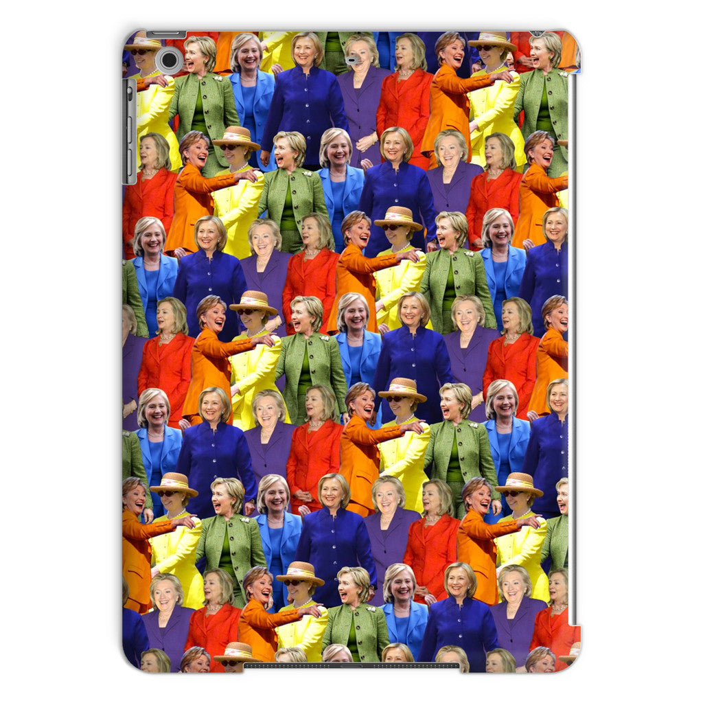 Hillary Clinton Rainbow Suits iPad Case-kite.ly-iPad Air-| All-Over-Print Everywhere - Designed to Make You Smile