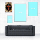 Jesus Saves Poster-Shelfies-12 x 18-| All-Over-Print Everywhere - Designed to Make You Smile