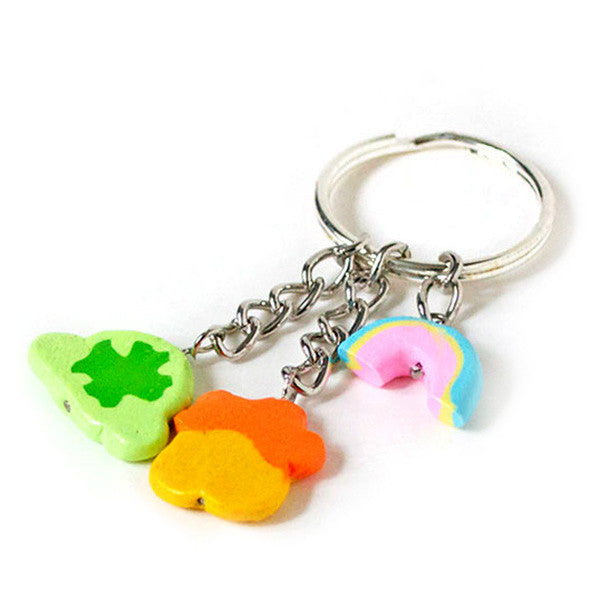 Lucky 3-Charm Keychain-Shelfies-One Size-| All-Over-Print Everywhere - Designed to Make You Smile