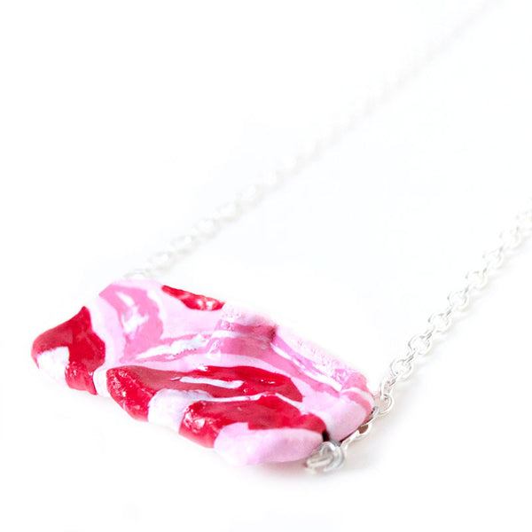 Bacon Necklace-Shelfies-One Size-| All-Over-Print Everywhere - Designed to Make You Smile