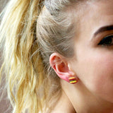 Burger Earrings-Shelfies-One Size-| All-Over-Print Everywhere - Designed to Make You Smile