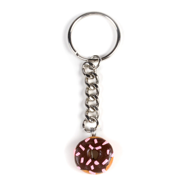 Chocolate Donut Keychain-Shelfies-One Size-| All-Over-Print Everywhere - Designed to Make You Smile