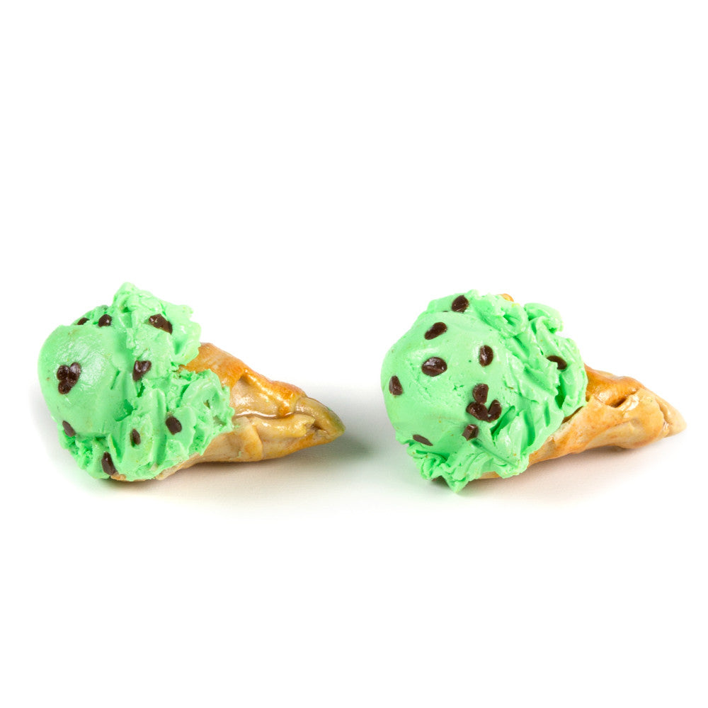 Mint Choco Chip Earring-Shelfies-One Size-| All-Over-Print Everywhere - Designed to Make You Smile