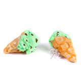 Mint Choco Chip Earring-Shelfies-One Size-| All-Over-Print Everywhere - Designed to Make You Smile