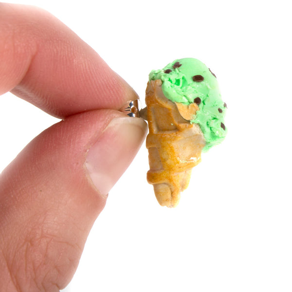 Mint Choco Chip Earring-Shelfies-One Size-| All-Over-Print Everywhere - Designed to Make You Smile