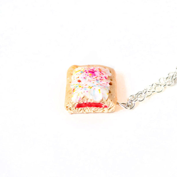 Strawberry Poptart Necklace-Shelfies-One Size-| All-Over-Print Everywhere - Designed to Make You Smile