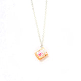 Strawberry Poptart Necklace-Shelfies-One Size-| All-Over-Print Everywhere - Designed to Make You Smile