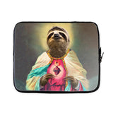 Sloth Jesus Laptop Sleeve-Gooten-15 inch-| All-Over-Print Everywhere - Designed to Make You Smile