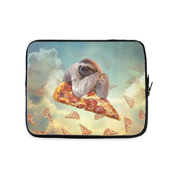 Sloth Pizza Laptop Sleeve-Gooten-13 inch-| All-Over-Print Everywhere - Designed to Make You Smile