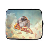 Sloth Pizza Laptop Sleeve-Gooten-17 inch-| All-Over-Print Everywhere - Designed to Make You Smile
