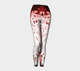 Blood Splatter Leggings-Shelfies-| All-Over-Print Everywhere - Designed to Make You Smile