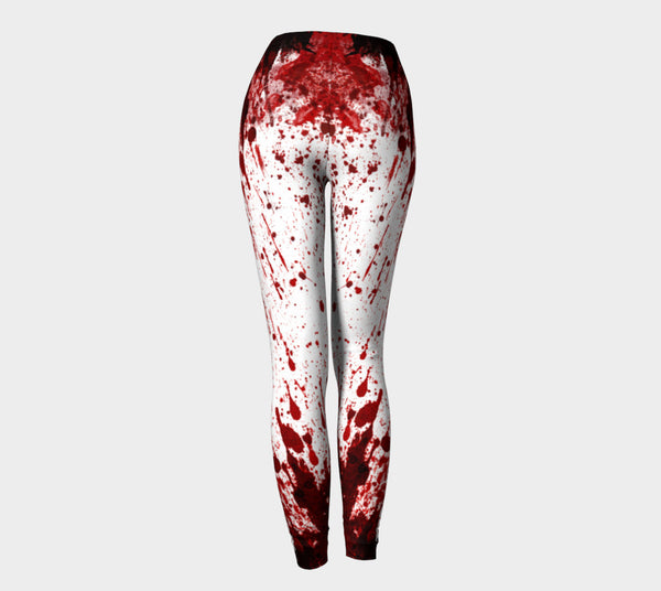 Blood Splatter Leggings-Shelfies-| All-Over-Print Everywhere - Designed to Make You Smile