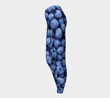 Blueberry Invasion Leggings-Shelfies-| All-Over-Print Everywhere - Designed to Make You Smile