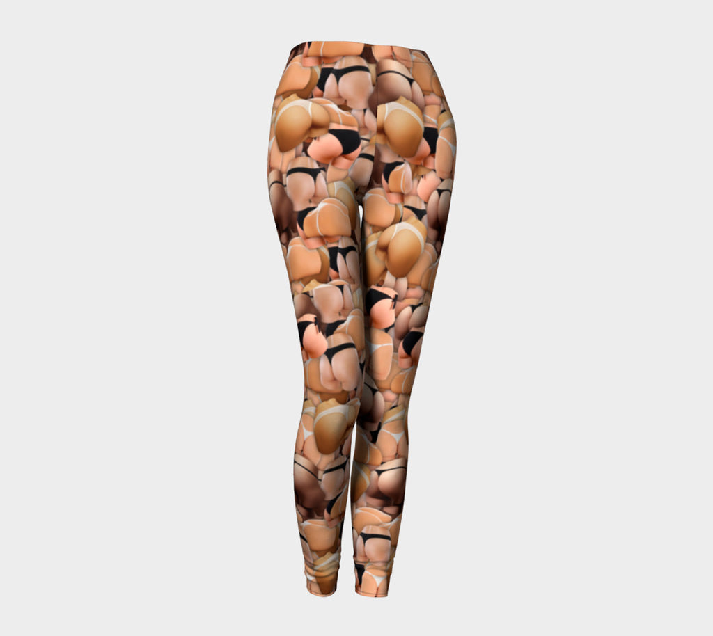 Booty Invasion Leggings-Shelfies-| All-Over-Print Everywhere - Designed to Make You Smile
