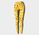 French Fries Invasion Leggings-Shelfies-| All-Over-Print Everywhere - Designed to Make You Smile