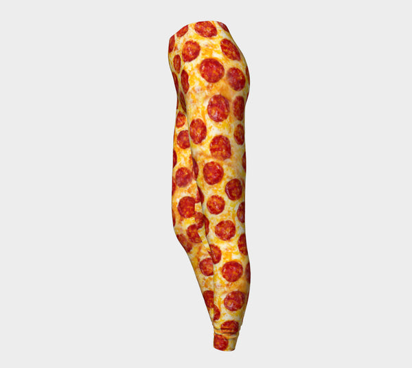 Pizza Invasion Leggings-Shelfies-| All-Over-Print Everywhere - Designed to Make You Smile