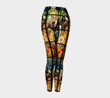 Stained Glass Leggings-Shelfies-| All-Over-Print Everywhere - Designed to Make You Smile