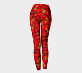 Strawberry Invasion Leggings-Shelfies-| All-Over-Print Everywhere - Designed to Make You Smile