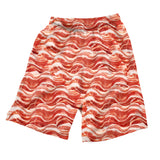 Bacon Invasion Men's Shorts-Shelfies-| All-Over-Print Everywhere - Designed to Make You Smile
