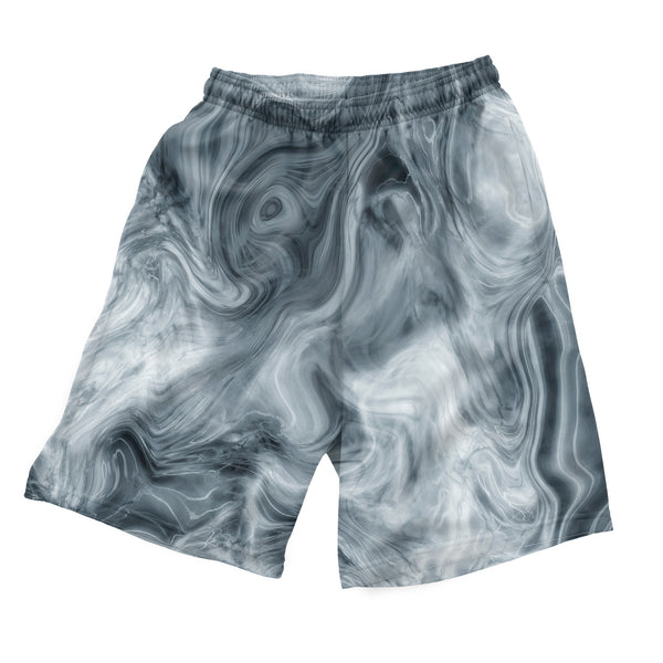 Black Marble Men's Shorts-Shelfies-| All-Over-Print Everywhere - Designed to Make You Smile