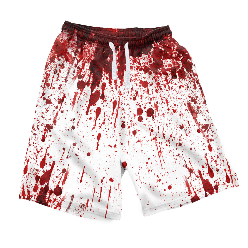 Blood Splatter Men's Shorts-Shelfies-| All-Over-Print Everywhere - Designed to Make You Smile