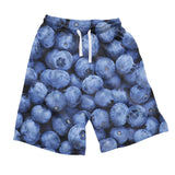 Blueberry Invasion Men's Shorts-Shelfies-| All-Over-Print Everywhere - Designed to Make You Smile