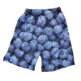 Blueberry Invasion Men's Shorts-Shelfies-| All-Over-Print Everywhere - Designed to Make You Smile