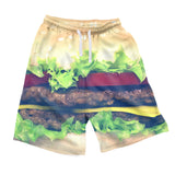 Burger Men's Shorts-Shelfies-| All-Over-Print Everywhere - Designed to Make You Smile