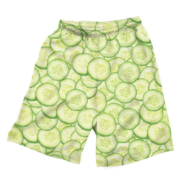 Cucumber Invasion Men's Shorts-Shelfies-| All-Over-Print Everywhere - Designed to Make You Smile