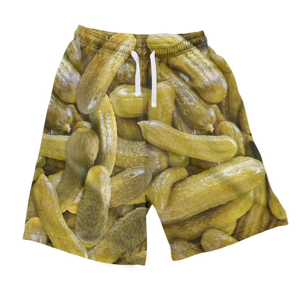 Pickles Invasion Men's Shorts-Shelfies-| All-Over-Print Everywhere - Designed to Make You Smile