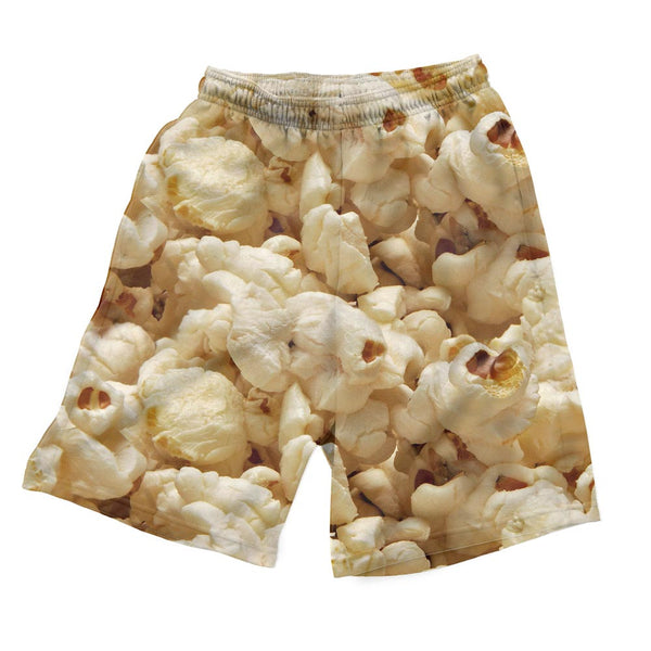 Popcorn Invasion Men's Shorts-Shelfies-| All-Over-Print Everywhere - Designed to Make You Smile