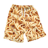 Ramen Invasion Men's Shorts-Shelfies-| All-Over-Print Everywhere - Designed to Make You Smile
