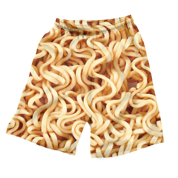 Ramen Invasion Men's Shorts-Shelfies-| All-Over-Print Everywhere - Designed to Make You Smile
