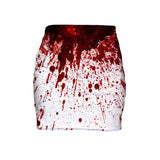 Blood Splatter Mini Skirt-Shelfies-| All-Over-Print Everywhere - Designed to Make You Smile