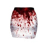 Blood Splatter Mini Skirt-Shelfies-| All-Over-Print Everywhere - Designed to Make You Smile