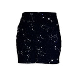 Constellations Mini Skirt-Shelfies-| All-Over-Print Everywhere - Designed to Make You Smile