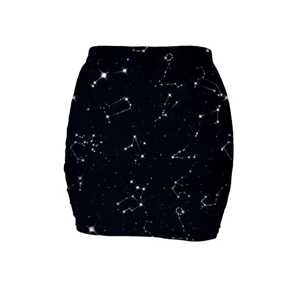 Constellations Mini Skirt-Shelfies-| All-Over-Print Everywhere - Designed to Make You Smile