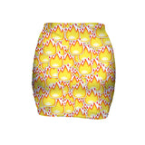 Fire Emoji Invasion Mini Skirt-Shelfies-| All-Over-Print Everywhere - Designed to Make You Smile