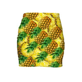War of the Pineapple Mini Skirt-Shelfies-| All-Over-Print Everywhere - Designed to Make You Smile