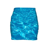 Water Mini Skirt-Shelfies-| All-Over-Print Everywhere - Designed to Make You Smile